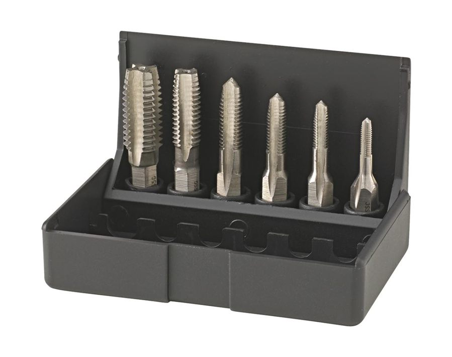 Einschnittgewindebohrer-Bit-Satz 1/4"