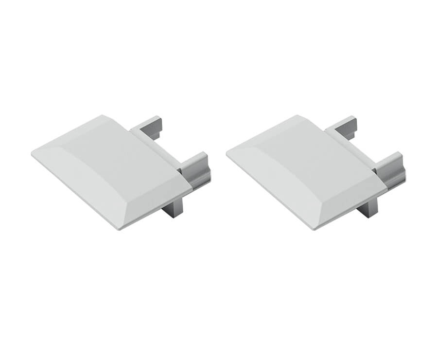Set terminali per profilo in alluminio ChannelLine C