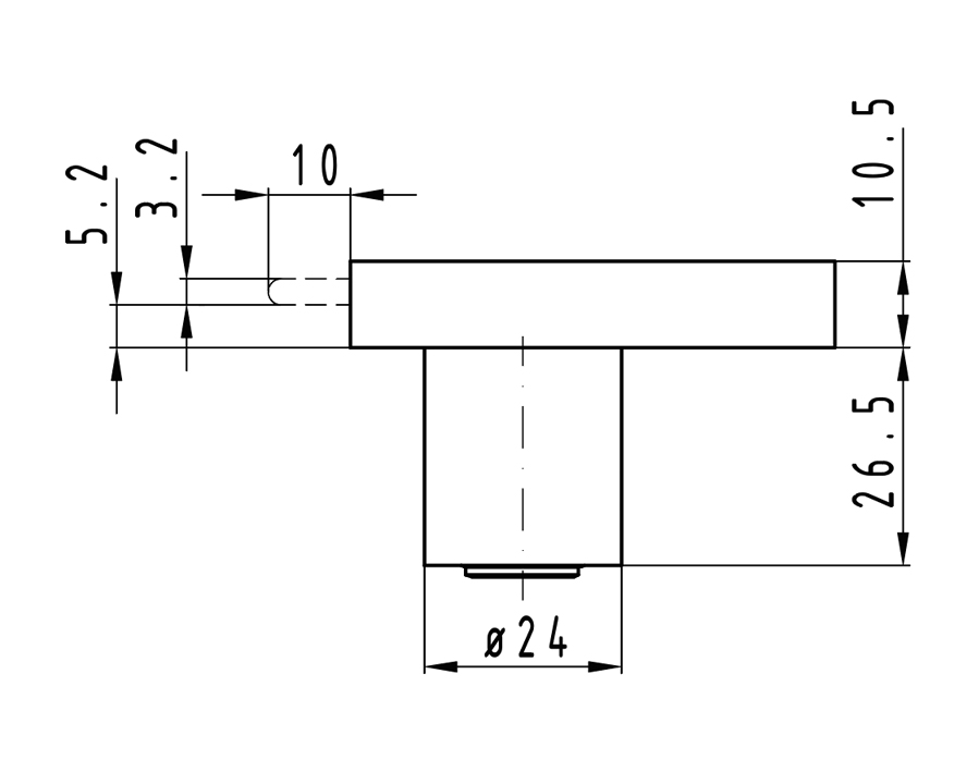 Serratura da avvitare con varianti di chiusura 