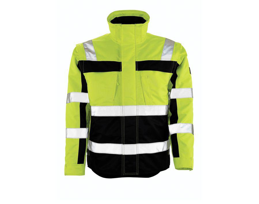 Giacca antifreddo SAFE COMPETE hi-vis giallo/blu navy