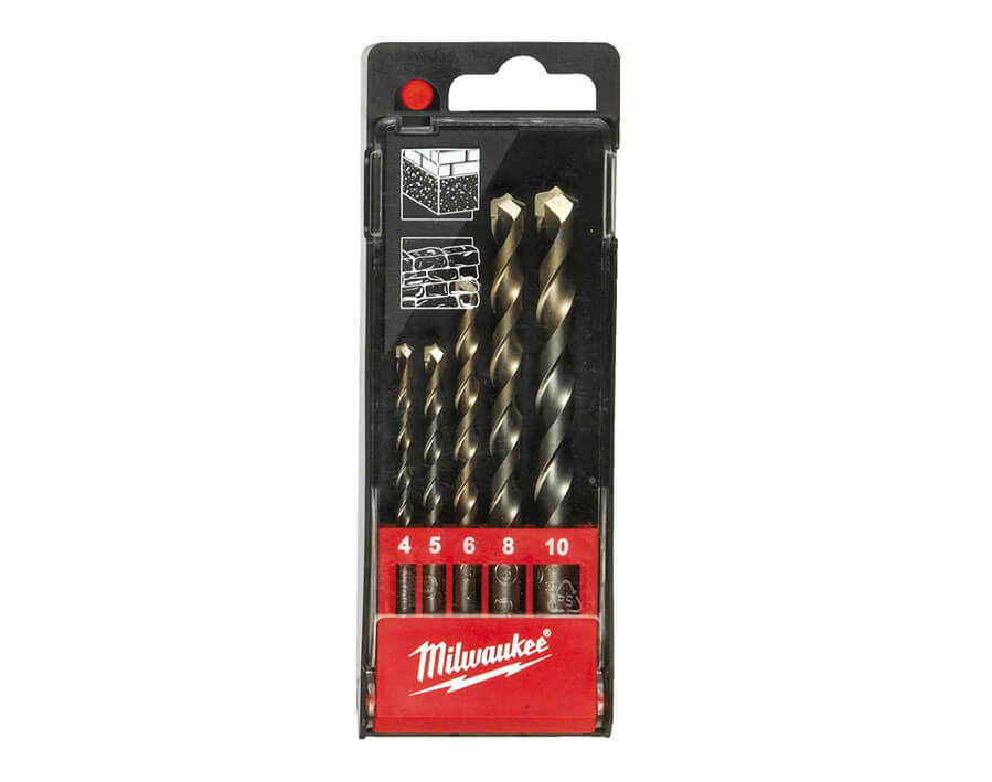 Set di punte per calcestruzzo da 5 pezzi 