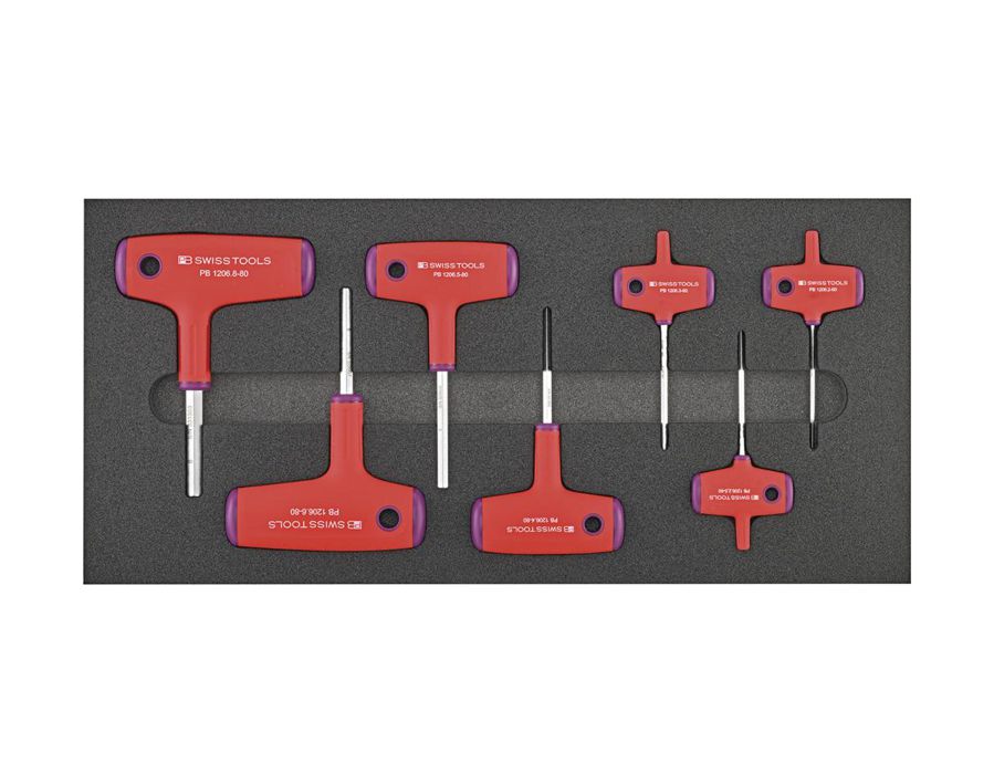 Werkzeugmodul Quergriff Innensechskant, 7-teilig, Modul 1/3