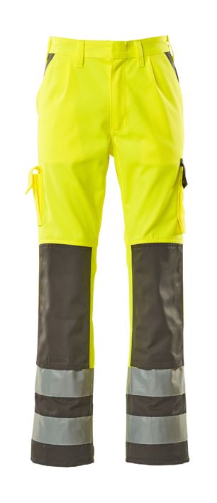 Pantaloni con tasche porta-ginocchiere SAFE COMPETE hi-vis giallo/antracite