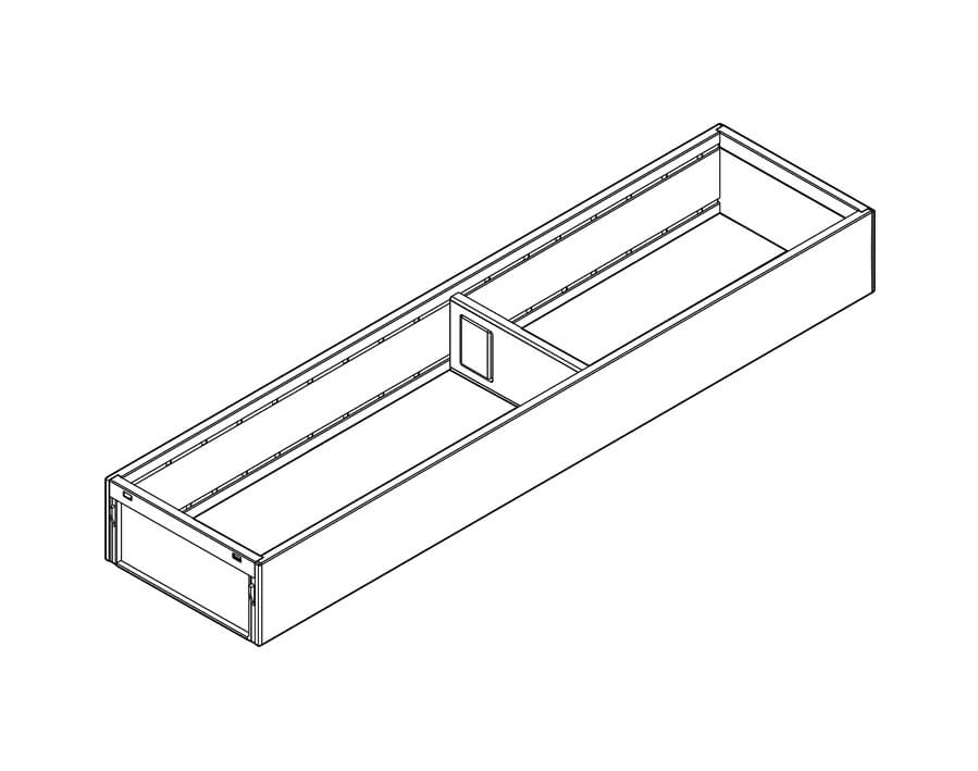 Telaio per cassetto AMBIA-LINE altezza M e K LEGRABOX e MERIVOBOX