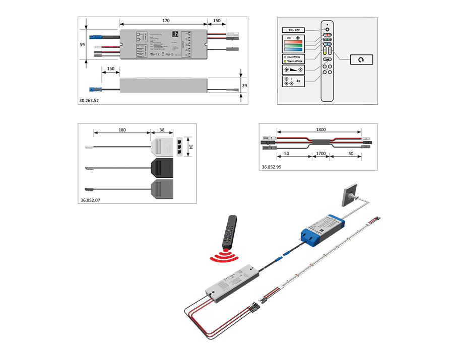 Striscia LED Versa Linear MaxiColor