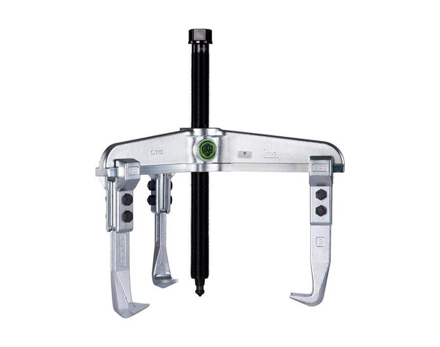 Universal-Abzieher, dreiarmig, mit starker Traverse, gesenkgeschmiedet, Modell 11