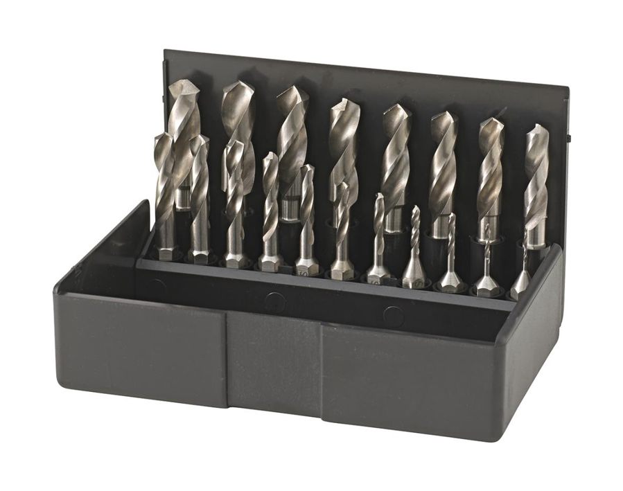 Spiralbohrer-Bit-Satz, Oberfläche blank