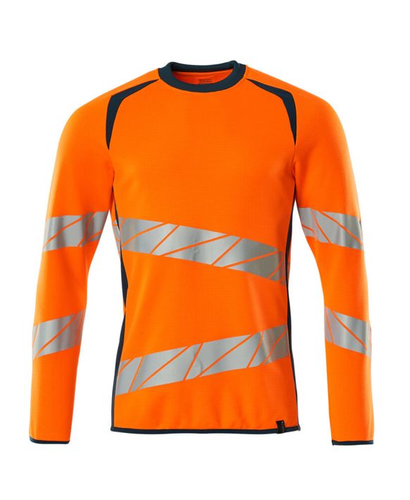 Felpa ACCELERATE SAFE hi-vis arancio/petrolio scuro