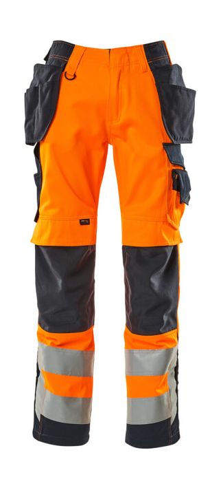 Pantaloni con tasche esterne SAFE SUPREME hi-vis arancio/blu navy scuro