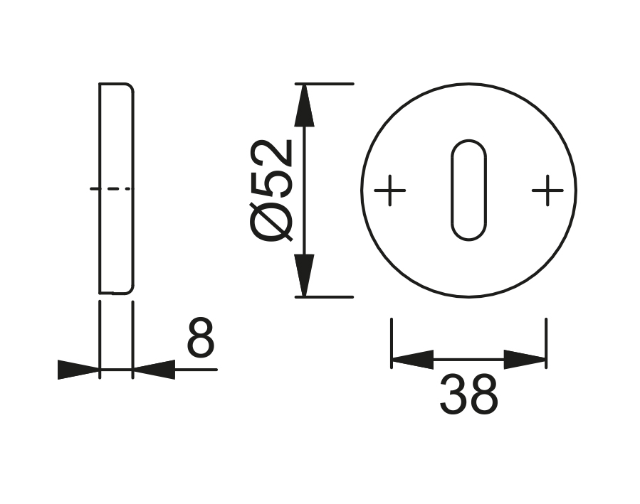 Guarnitura con rosetta e bocchetta serie Bonn E150Z/42K/42KS Guarnitura con rosetta e bocchetta serie Bonn E150Z/42K/42KS