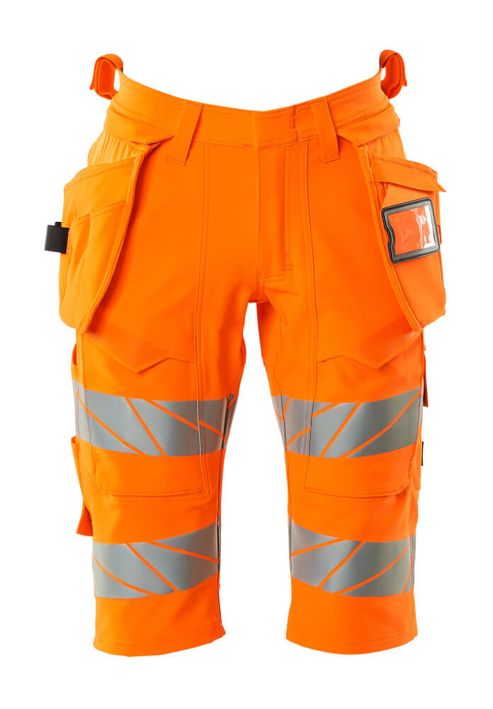 Bermuda con tasche esterne ACCELERATE SAFE hi-vis arancio