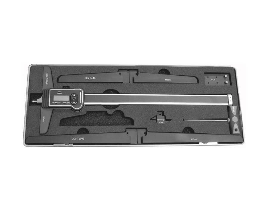 Digital-Tiefenmessschieber-Satz, Leichtmetall