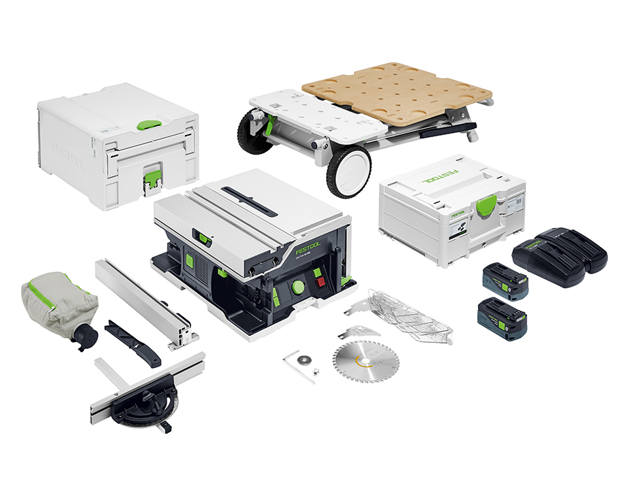 Sega circolare da banco a batteria CSC SYS 50 EBI-Set 