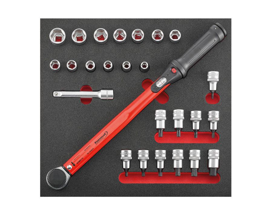 Werkzeugmodul Drehmomentschlüssel 1/2", 26-teilig, Modul 2/3