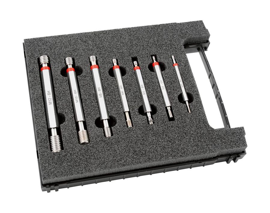 Gewindegrenzlehrdorn-Satz, 7-teilig