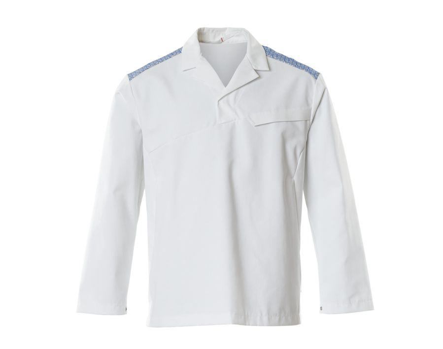 Casacca FOOD & CARE bianco/azzurro