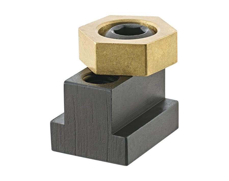 Exzenter-Spannklemme mit T-Nutenstein