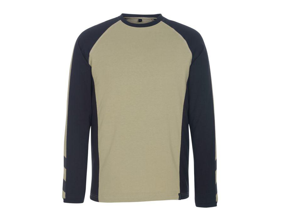 Maglietta, a maniche lunghe UNIQUE kakichiaro/nero