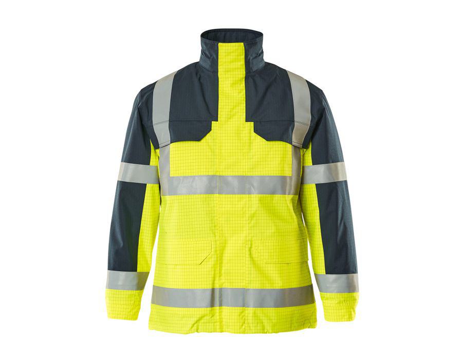 Parka MULTISAFE hi-vis giallo/blu navy