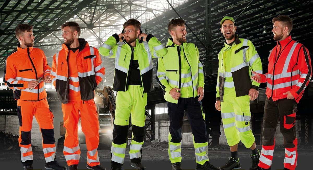 Salopette con tasche porta-ginocchiere SAFE SUPREME hi-vis giallo/antracite scuro