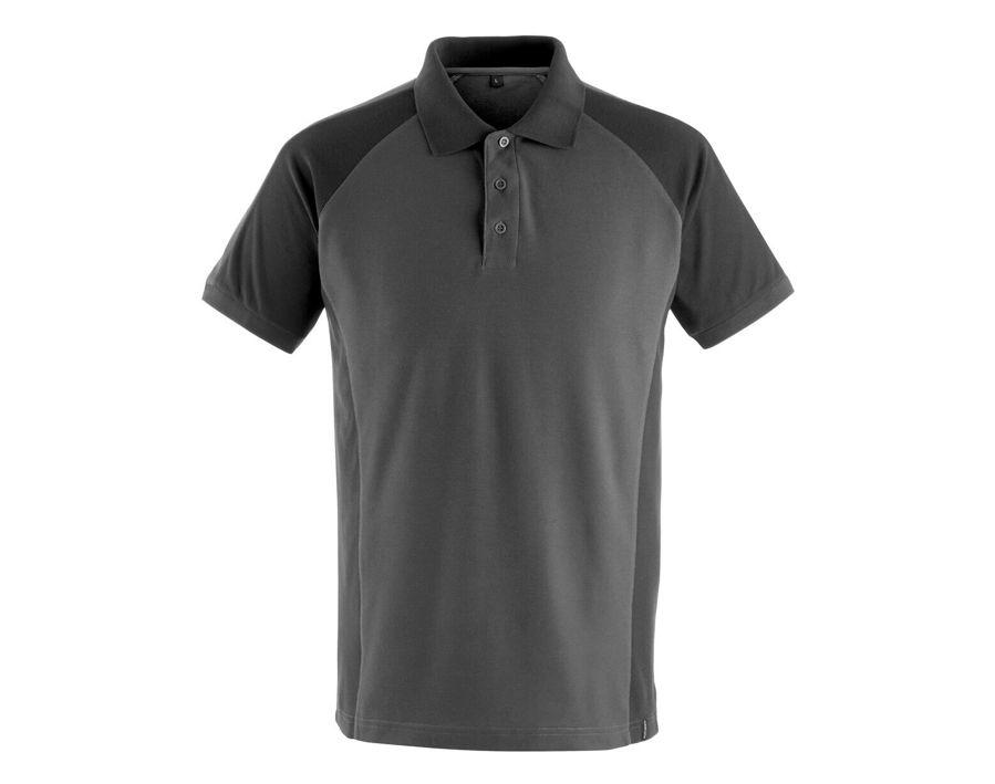 Polo UNIQUE antracite scuro/nero