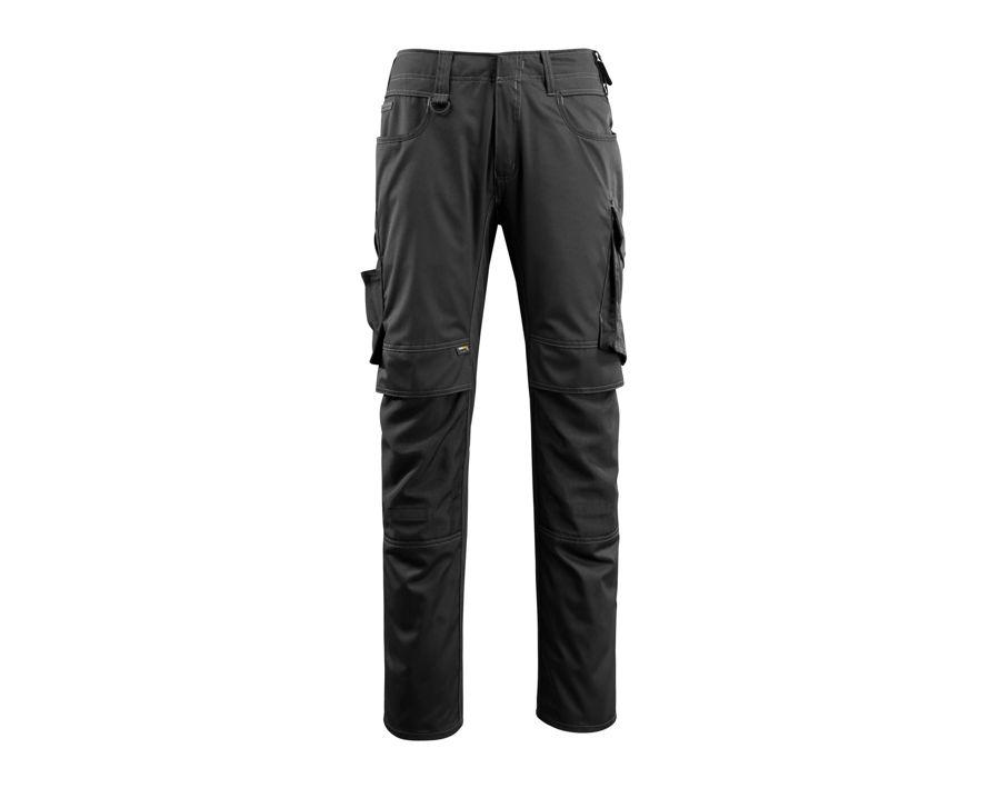 Pantaloni con tasche porta-ginocchiere UNIQUE nero