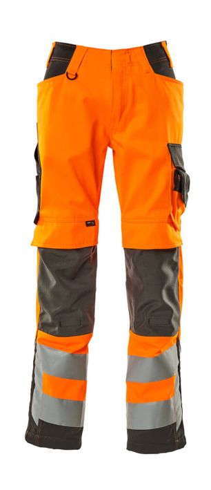 Pantaloni con tasche porta-ginocchiere SAFE SUPREME hi-vis arancio/antracite scuro