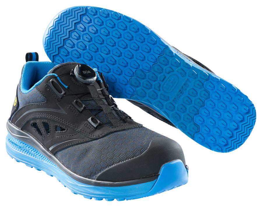 Sandali antinfortunistiche FOOTWEAR CARBON nero/blu royal