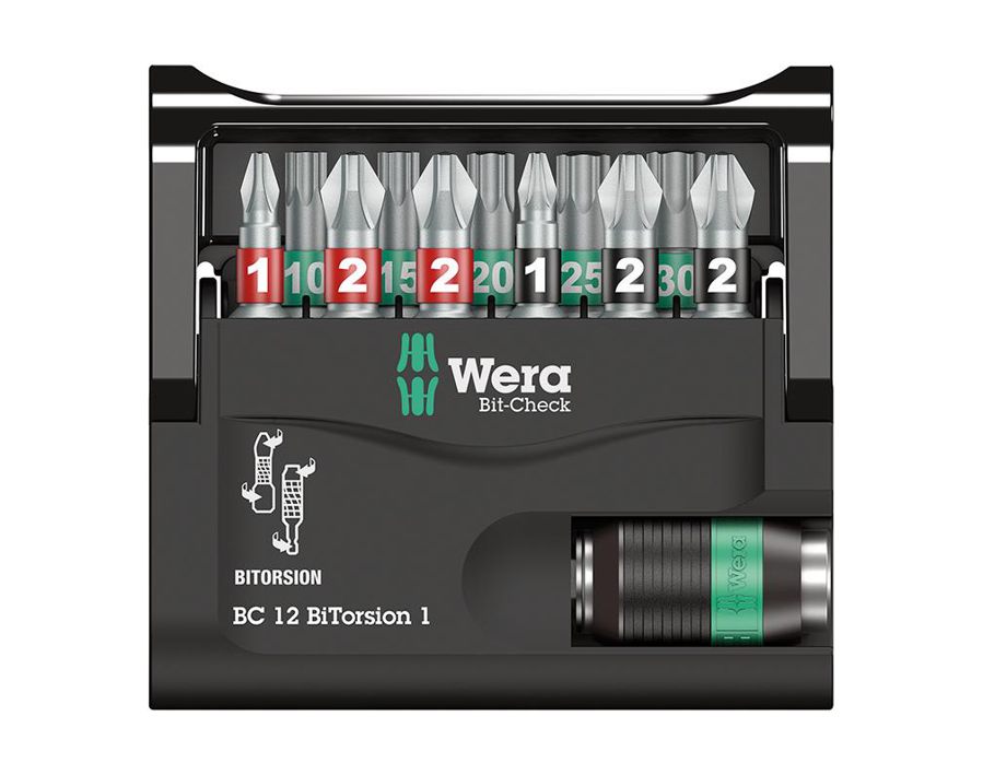 Bit-Sortiment Bit-Check 12 BiTorsion 1, 12-teilig