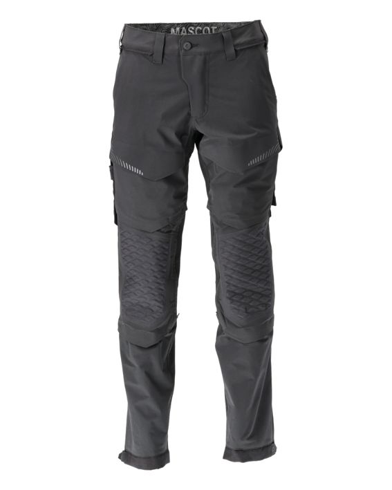 Pantaloni con tasche porta-ginocchiere CUSTOMIZED nero