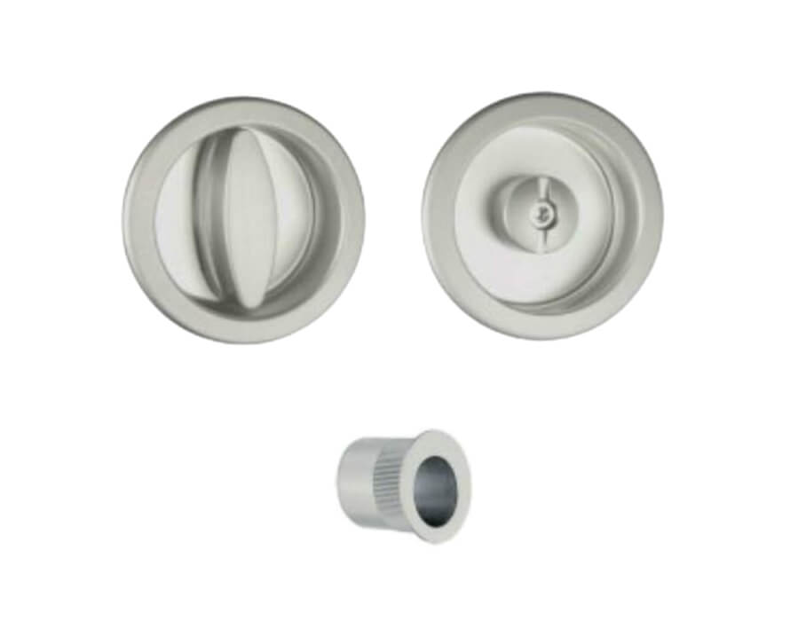 Scivola Q kit pomolo/bottone + ditale di trascinamento - rosette tonde 