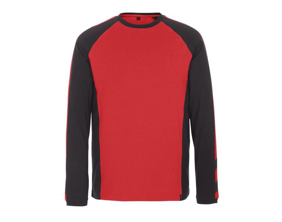 Maglietta, a maniche lunghe UNIQUE rosso/nero