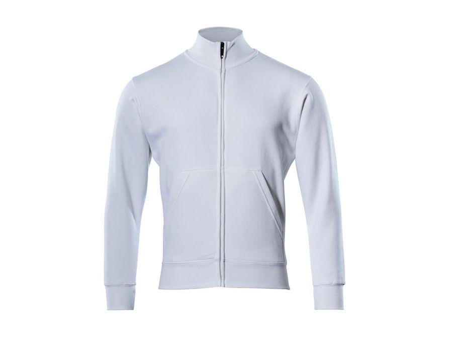 Felpa con chiusura lampo CROSSOVER bianco