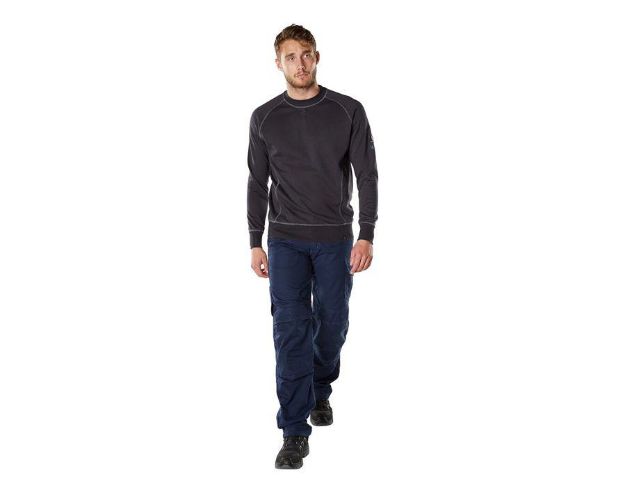 Pantaloni con tasche porta-ginocchiere MULTISAFE blu navy scuro