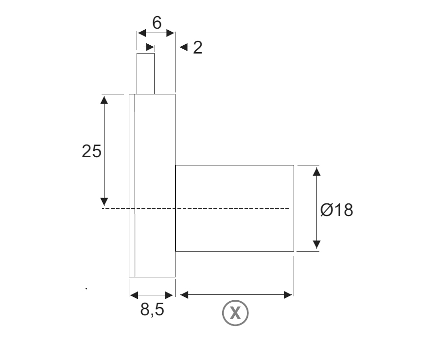 Serratura da avvitare