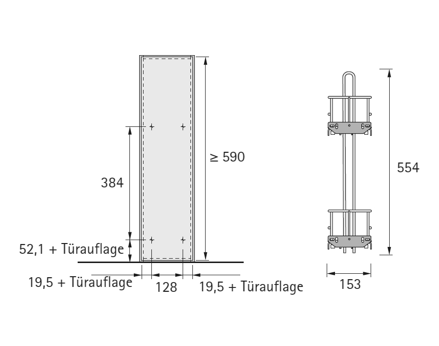 Elemento estraibile a 90°Cargo IQ plus 200, a 2 piani, per basi