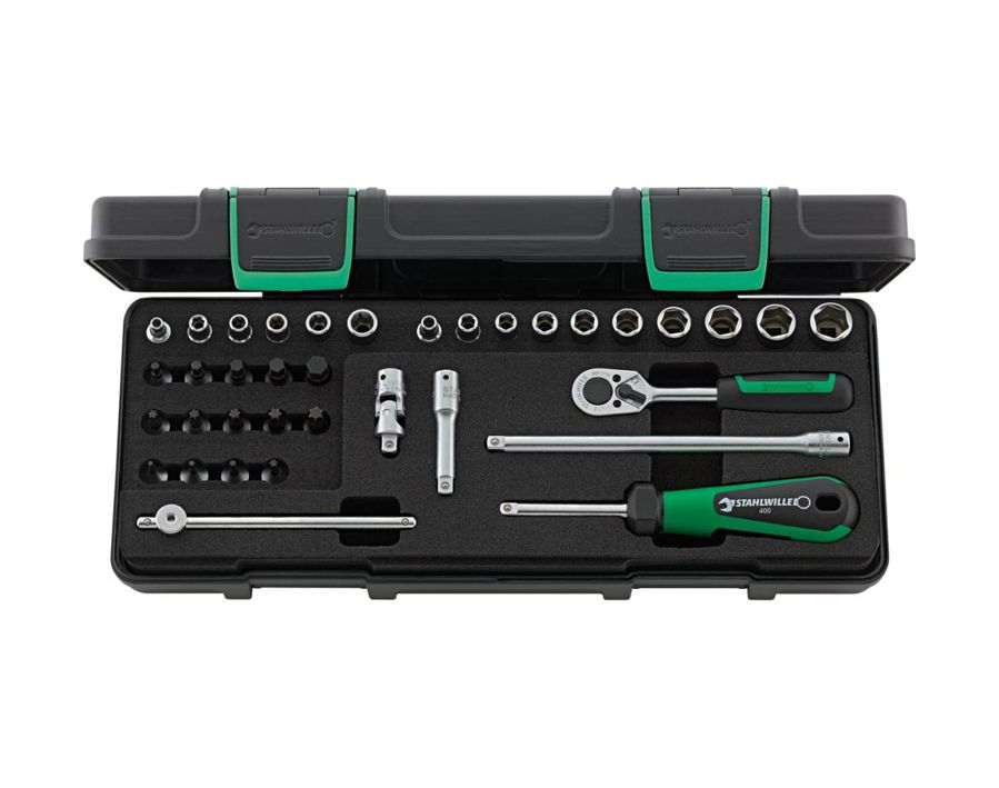 Steckschlüssel-Garnitur 1/4" TORX®, 22-teilig