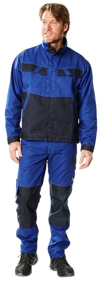 Pantaloni con tasche porta-ginocchiere LIGHT blu royal/blu navy scuro