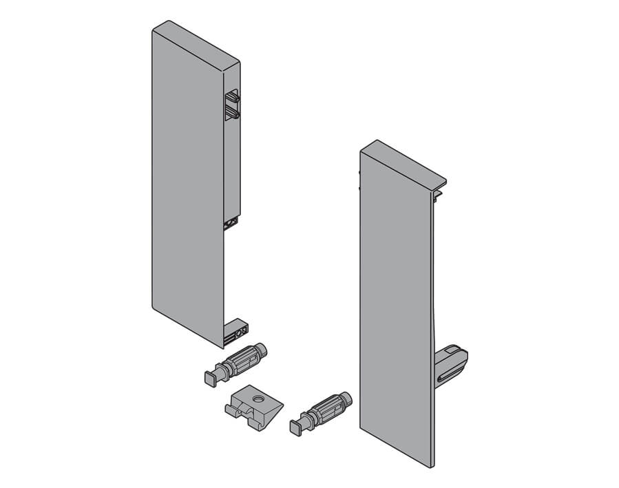 Supporto per frontale sinistra/destra per cassettone interno altezza D TANDEMBOX antaro  