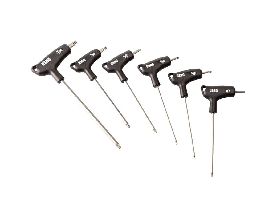 Serie di chiavi maschio con profilo TORX 280 HXTX/SE6 da 6 pezzi 