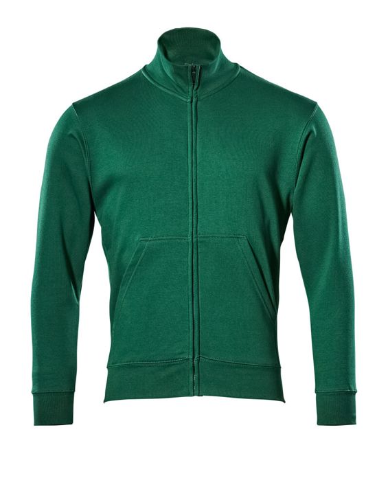 Felpa con chiusura lampo CROSSOVER verde