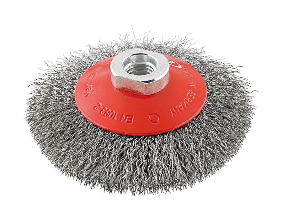 Kegelbürste, Stahldraht, gewellt