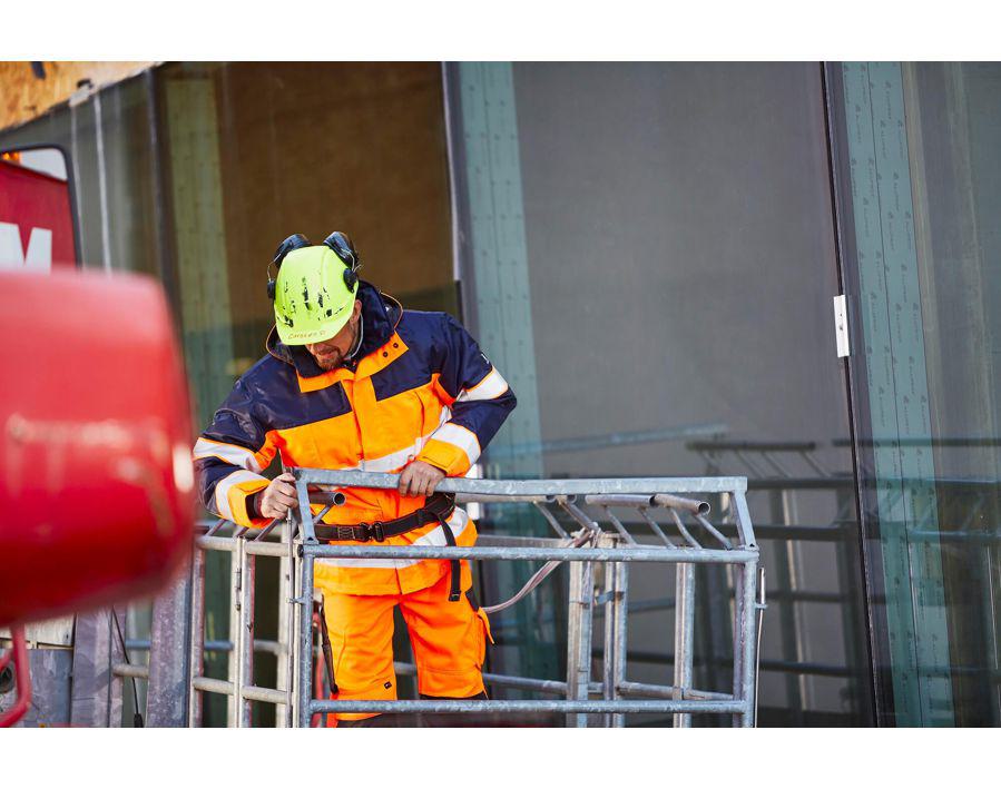 Parka SAFE IMAGE hi-vis giallo/blu navy