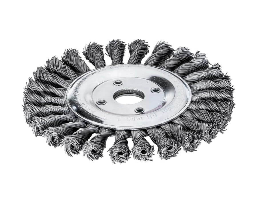 Rundbürste, Stahldraht, gezopft