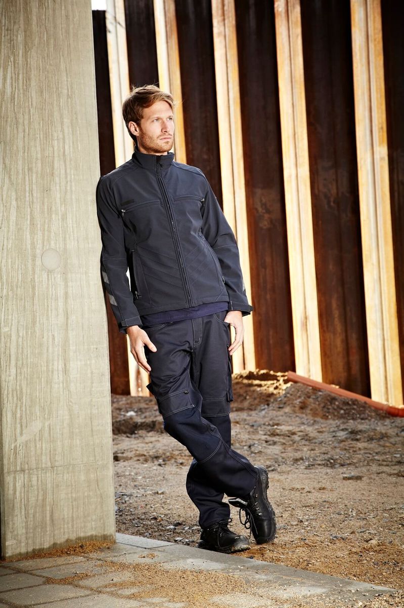 Giacca Softshell UNIQUE blu navy scuro