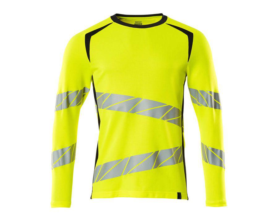 Maglietta, a maniche lunghe ACCELERATE SAFE hi-vis giallo/blu navy scuro