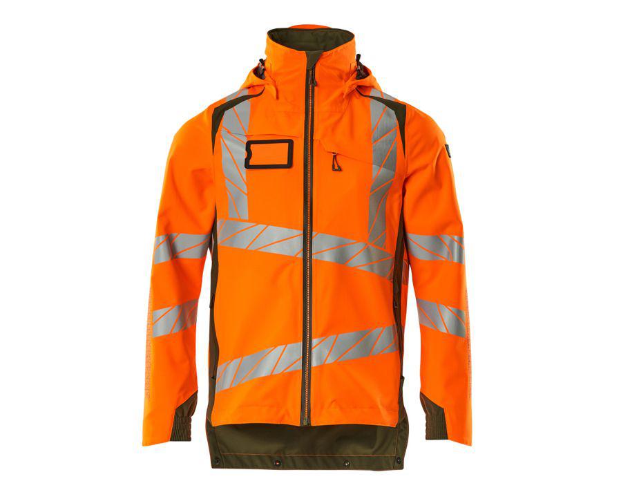 Giacca antivento ACCELERATE SAFE hi-vis arancio/verde muschio