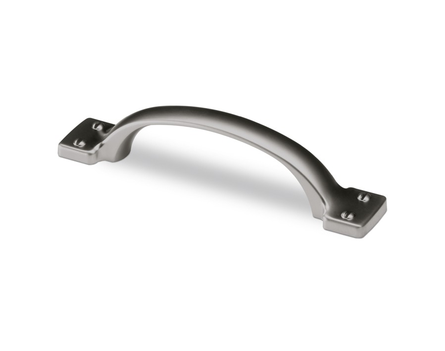 Maniglia Flavia, Interasse fori 96 mm, L 145 mm, B 28 mm, H 28 mm, Effetto peltro