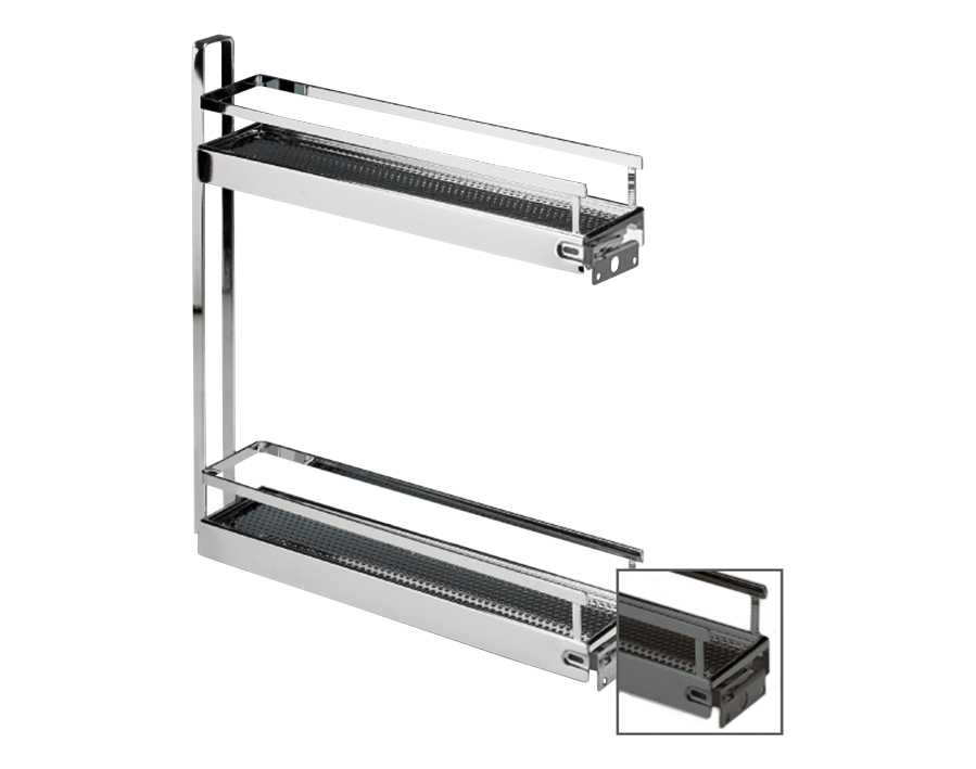 Elemento estraibile a 90° STYLE a 2 piani, per basi  