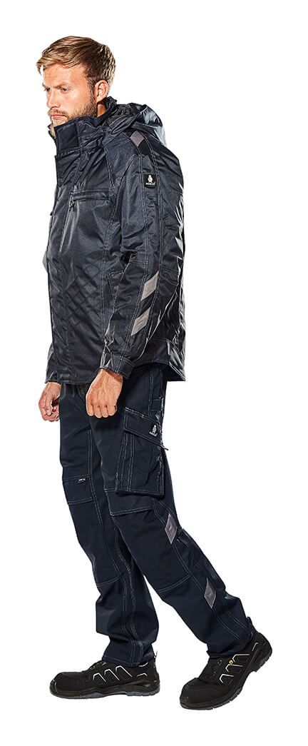 Pantaloni con tasche porta-ginocchiere UNIQUE blu navy scuro